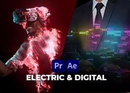 پروژه پریمیر انیمیت عکس با 20 افکت الکتریک و دیجیتال