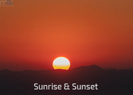 مجموعه فوتیج غروب و طلوع خورشید