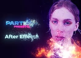 پروژه افتر افکت جلوه ذرات پارتیکل Particle