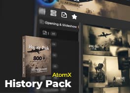 پروژه افتر افکت 800 افکت قدیمی فیلم History Pack