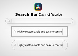 پریست داوینچی ریزالو نوار جستجو Search Bar