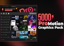پریست افتر افکت 5000 موشن گرافیک Pro Motion
