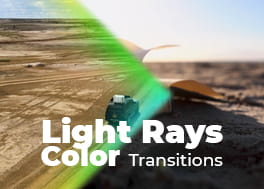 50 ترانزیشن افتر افکت افکت نور رنگی Light Rays