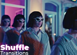 70 ترانزیشن پریمیر افکت اسلایدی Shuffle
