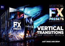 دانلود 250 ترانزیشن عمودی پریمیر Vertical PRO