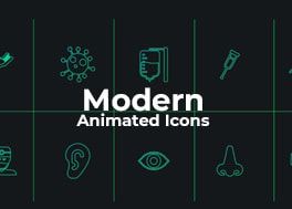 پروژه افتر افکت 500 آیکون مدرن Icons Library