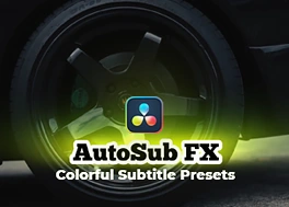پریست متن داوینچی زیرنویس خودکار AutoSub FX