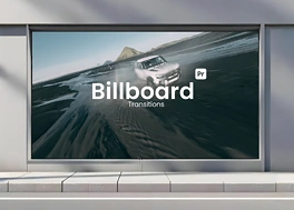ترانزیشن آماده پریمیر با استایل بیلبورد Billboard