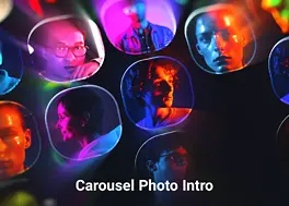 پروژه افتر افکت اینترو تصاویر پروفایل Carousel