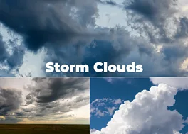 مجموعه فوتیج آسمان ابری طوفانی Storm Clouds