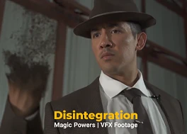 مجموعه فوتیج افکت پودر شدن Disintegration Dust