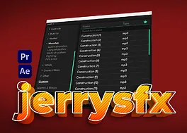 دانلود پلاگین JerrySFX v1.0.1 پریمیر و افتر افکت