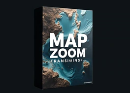 100 ترانزیشن پریمیر افکت زوم روی نقشه Map Zoom