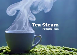 مجموعه فوتیج بخار چای Tea Steam