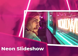 پروژه افتر افکت اسلایدشو نئونی Neon Style