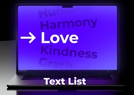 دانلود تایتل افتر افکت لیست متن New Text List