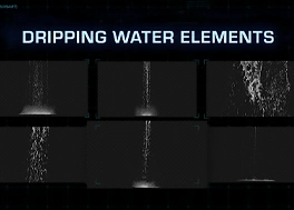 دانلود فوتیج بارش باران مجموعه Dripping Water