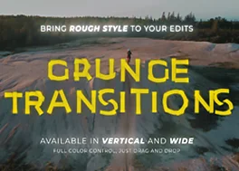 ترانزیشن نوری پریمیر مجموعه Grunge Light