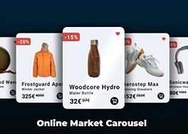پروژه افتر افکت نمایش محصول Market Carousel