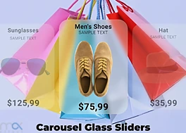 پروژه افتر افکت نمایش محصول Glass Sliders