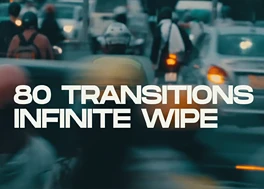 دانلود 80 ترانزیشن افتر افکت جلوه وایپ Infinite