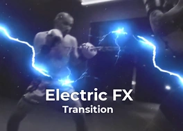 ترانزیشن پریمیر افکت الکتریکی Electric FX