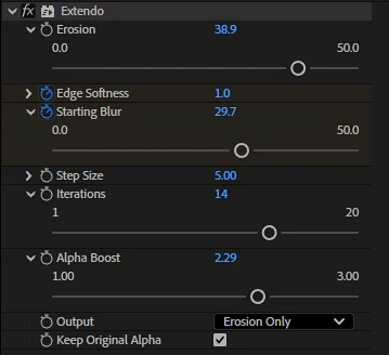 تست کرک افزونه extendo در افتر افکت