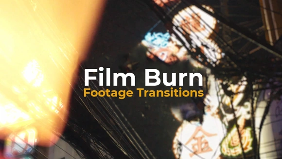 فوتیج Film Burn مناسب تدوین ویدیو