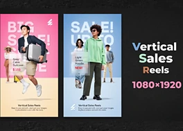 پروژه افتر افکت ریلز اینستاگرام فروش محصول Sales Reels