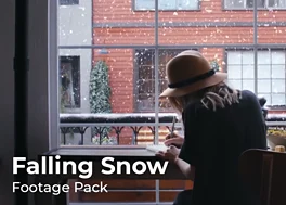 مجموعه فوتیج بارش برف Falling Snow 4K