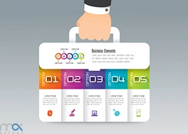 دانلود مجموعه وکتور اینفوگرافیک Infographics Design