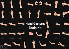 دانلود پروژه پریمیر حرکات دست Hand Gestures
