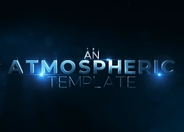 پروژه افتر افکت تیتراژ پارتیکل Atmospheric Particles