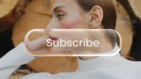 دکمه سابسکرایب شیشه ای گلس