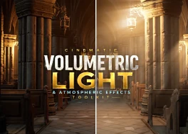 پروژه پریمیر پرتو نور سینمایی Volumetric Light