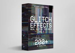 دانلود 200 فوتیج افکت گلیچ Glitch Effects Vol2