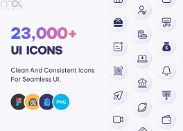 مجموعه آیکون رابط کاربری ویژه UI Icons Library