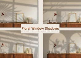 پریست افتر افکت جلوه سایه پنجره Floral Window