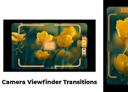 ترانزیشن پریمیر جلوه صفحه دوربین Camera Viewfinder