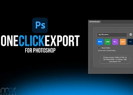 پلاگین OneClickExport v1.1.0 برای فتوشاپ