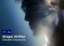 پروژه افتر افکت 50 شیپ دابل اکسپوژر Shape shifter