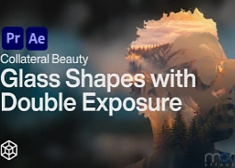 پروژه افتر افکت دابل اکسپوژر شیشه ای Shapes Double