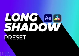 پریست متن افتر افکت جلوه سایه بلند Long Shadow