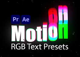 پروژه افتر افکت 70 تایتل انیمیشن RGB Text