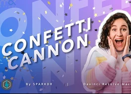 پریست داوینچی ریزالو افکت کاغذ رنگی Confetti Cannon