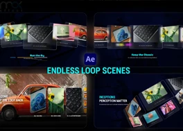پروژه افتر افکت اسلایدر عکس محصول Loop Slider
