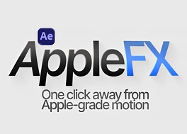 پلاگین AppleFX v1.1.2 برای افتر افکت