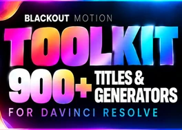 پریست متن داوینچی مجموعه Blackout Motion Toolkit