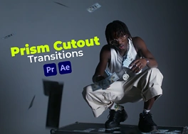 10 ترانزیشن افتر افکت جلوه کات اوت Prism Cutout