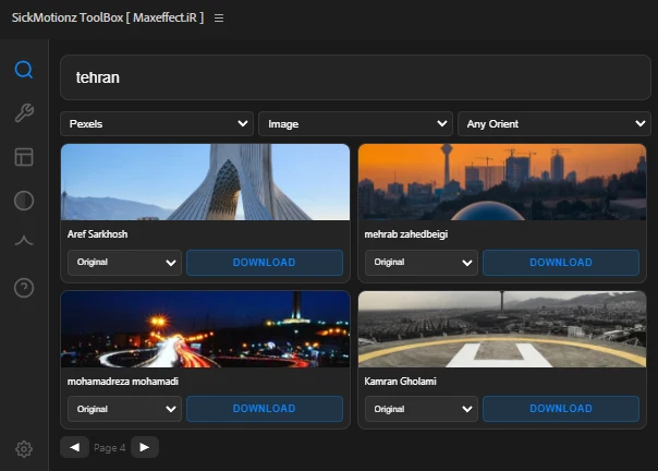 جستجوی آنلاین فوتیج و عکس در sickmotionz